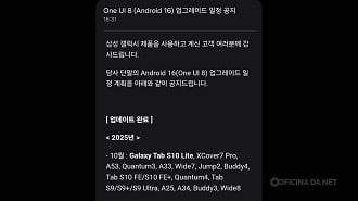 Galaxy Tab S10 Lite recebe Android 16 com a One UI 8 Galaxy Tab S10 Lite recebe Android 16 com a One UI 8