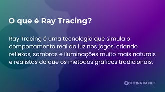 O que é Ray Tracing O que é Ray Tracing