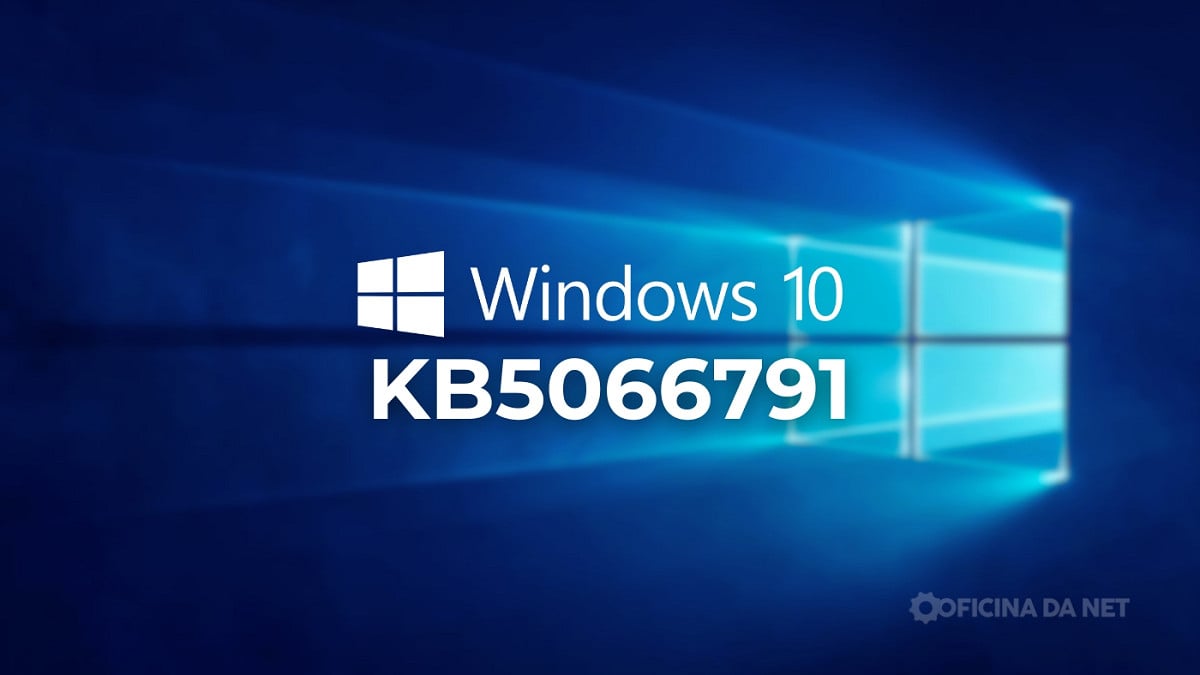 Windows 10 KB5066791 marca o fim das atualizações gratuitas. Imagem: Oficina da Net