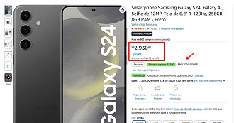 Oferta do Galaxy S24