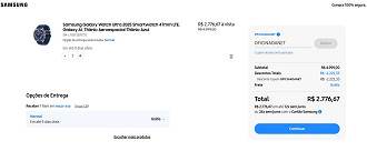 Galaxy Watch Ultra 2025 com 44% de desconto na Samsung nessa semana. Galaxy Watch Ultra 2025 com 44% de desconto na Samsung nessa semana.