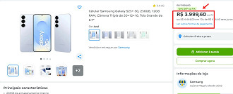 Oferta inédita do Galaxy S25 Plus Oferta inédita do Galaxy S25 Plus