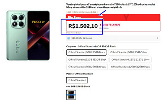 Oferta do POCO X7 Oferta do POCO X7