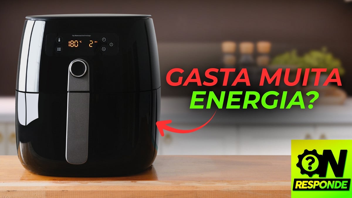 Como saber se a Air Fryer está gastando muita energia. Imagem: Oficina da Net