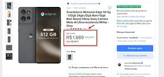 Oferta do Motorola Edge 50 Oferta do Motorola Edge 50