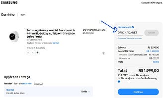 Galaxy Watch8 por R$ 1.999,00 na loja oficial da Samsung. Galaxy Watch8 por R$ 1.999,00 na loja oficial da Samsung.