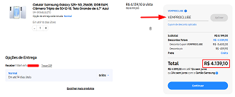 Galaxy S25 Plus em oferta na loja da Samsung