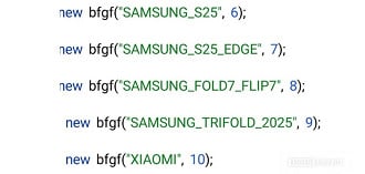 O aplicativo do Google para Android revelou o nome e lançamento do Galaxy TriFold O aplicativo do Google para Android revelou o nome e lançamento do Galaxy TriFold