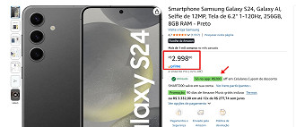 Oferta do Galaxy S24