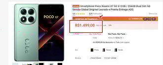 POCO X7 em oferta POCO X7 em oferta