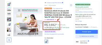 Oferta do Notebook Asus Oferta do Notebook Asus