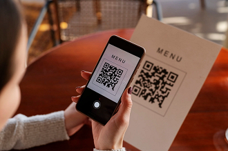 Restaurantes usam QR Code em seus cardápios (Imagem: Reprodução/Internet) Restaurantes usam QR Code em seus cardápios (Imagem: Reprodução/Internet)