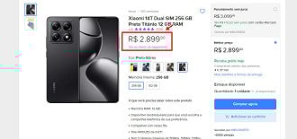 Xiaomi 14T com desconto. Xiaomi 14T com desconto.