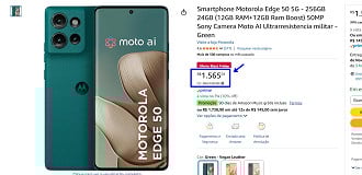 Oferta do Motorola Edge 50