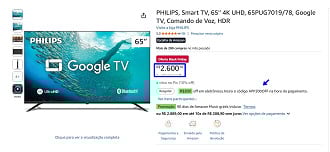 TV em oferta