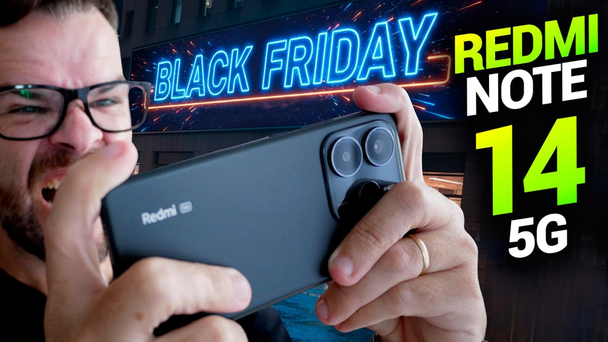 Redmi Note 14 5G tem preço, tela e bateria pra bombar nessa Black Friday. Imagem: Oficina da Net