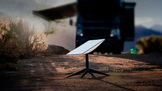 Antena da Starlink (Imagem: Reprodução/Internet)