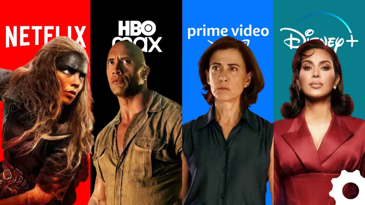 Lançamentos da Netflix, Max, Prime Video e Disney+ nesta semana. Imagem: Oficina da Net