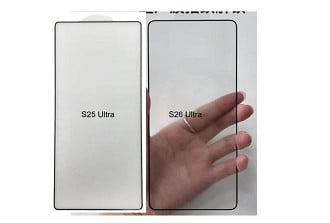 Protetor de tela de terceiros revela possível design do Galaxy S26 Ultra.