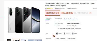 Promoção do POCO F7
