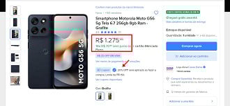 Oferta do Moto G56