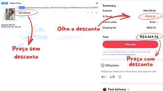 Oferta do Galaxy S24 Ultra