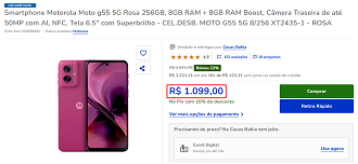Oferta do Moto G55 5G