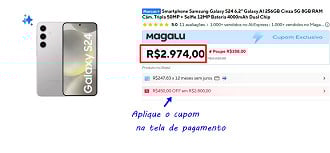 Oferta do Galaxy S24