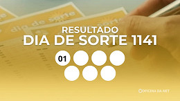 Resultado do Dia de Sorte 1141 ; veja os números sorteados de hoje (08/11)
