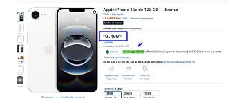 Oferta do iPhone 16e