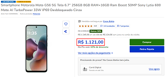 Oferta do Moto G56 5G