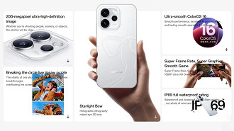 Destaque para a câmera de 200 MP.