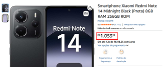 Oferta do Redmi Note 14 4G
