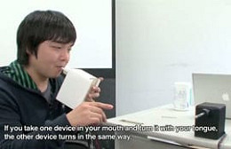 Japones inventa dispositivo do beijo a distância