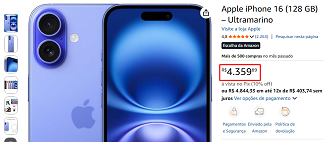 Oferta do iPhone 16
