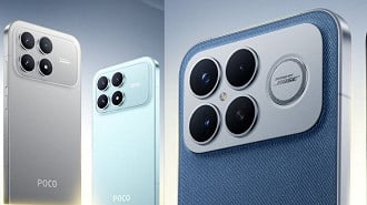 POCO F8 Pro (esquerda) e POCO F8 Ultra (direita)