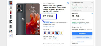 Oferta do Moto G85
