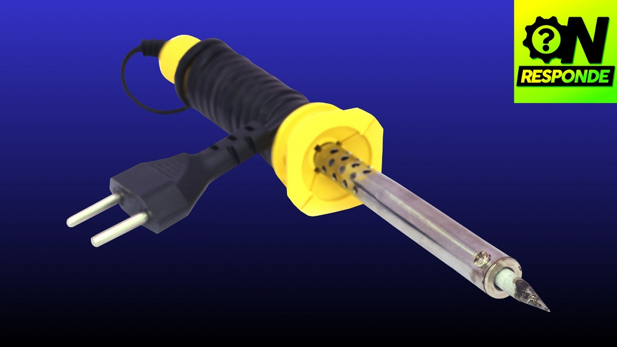 Entenda o que é e como funciona um ferro de solda. Imagem: Oficina da Net