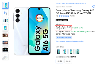 Oferta do Galaxy A16 5G