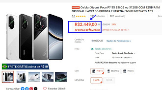 Oferta do POCO F7