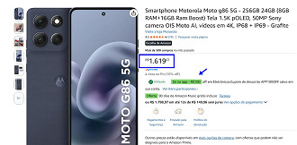 Oferta do Moto G86
