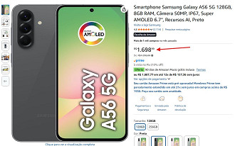 Oferta do Galaxy A56