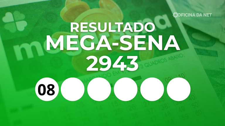 Resultado da Mega-Sena 2943: veja os números sorteados nesta terça (25)