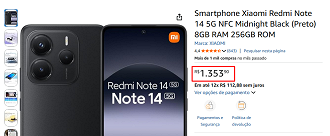 Oferta do Redmi Note 14 5G