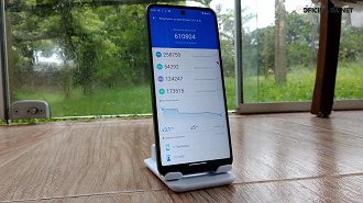 Moto G35 no AnTuTu