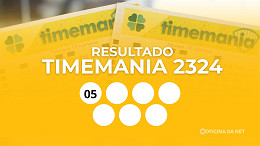 Resultado da Timemania 2324 de hoje (27/11); veja os números sorteados