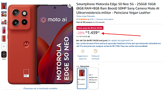 Oferta do Edge 50 Neo