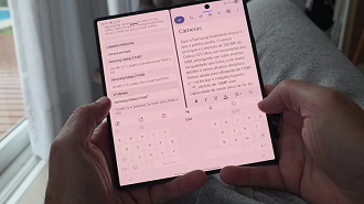 Multitarefa no Z Fold 7