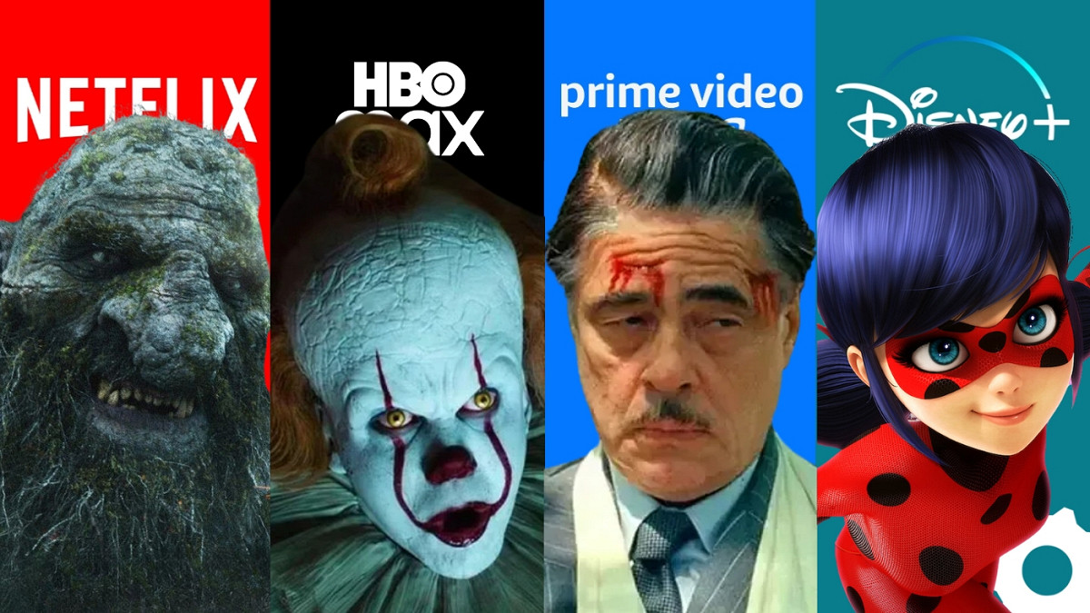 Lançamentos da Netflix, Max, Prime Video e Disney+ nesta semana de 01 a 05 de dezembro. Imagem: Oficina da Net