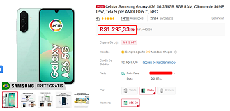 Oferta do Galaxy A26